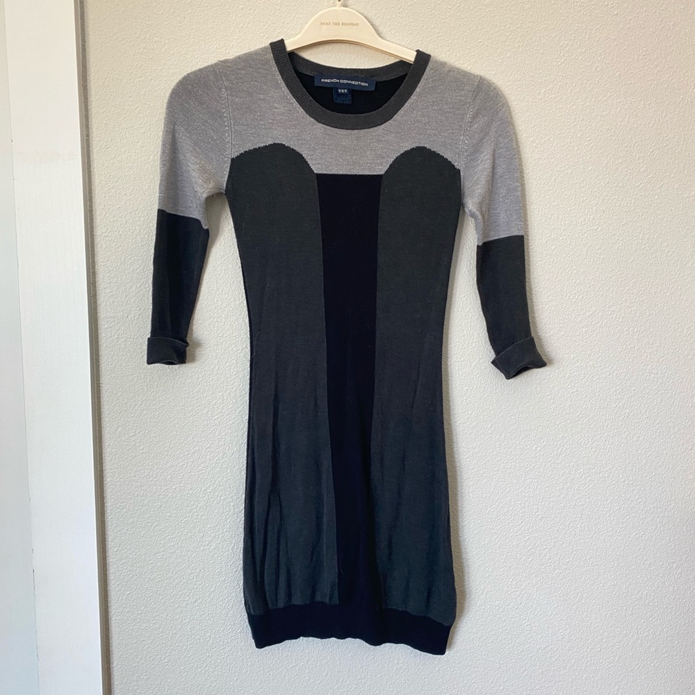 French Connection Body Con Sweater Dress Size 2